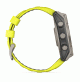 fēnix 8 – 51 mm, Solar, Sapphire Sapphire, Titanium with Amp yellow/graphite silicone band - 010-02907-21 - Garmin